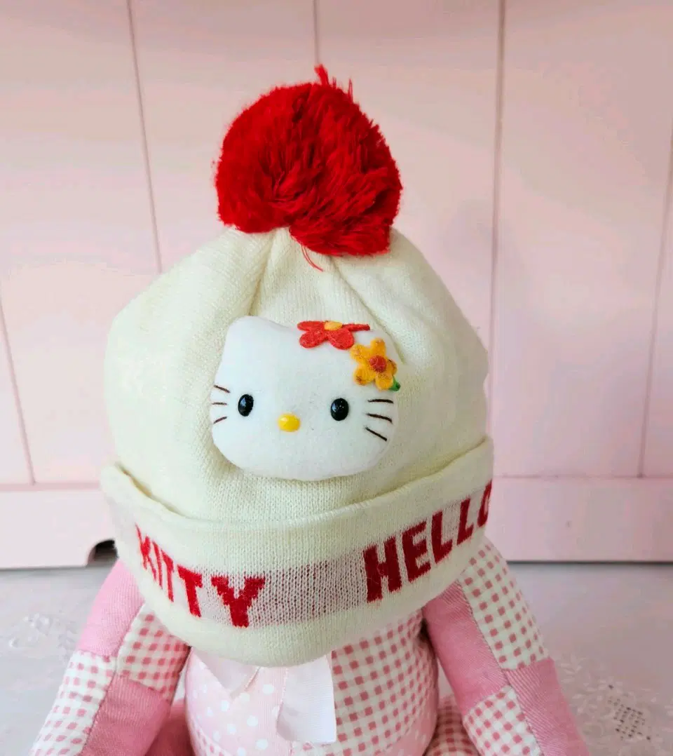 헬로키티 벙거지 모자