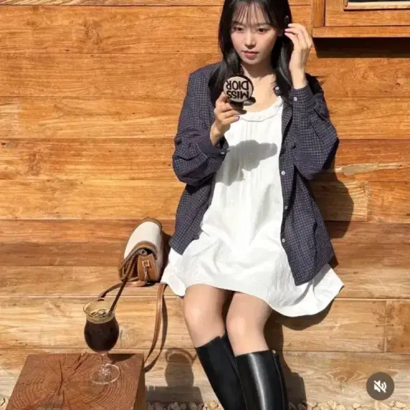 타낫 코튼웨이브 원피스 cotton wave onepiece