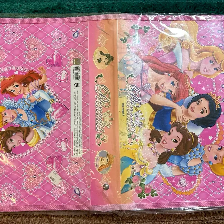 고전문구 디즈니 프린세스 파일 홀더 바인더 파우치