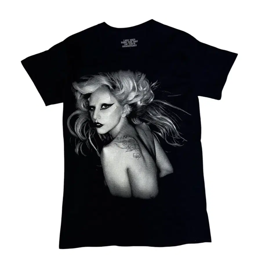 빈티지 레이디가가 LADY GAGA BORN THIS WAY 티셔츠 S