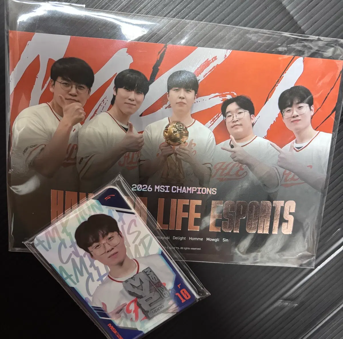 7월 월간 포토카드 , MSI 우승 포스터
