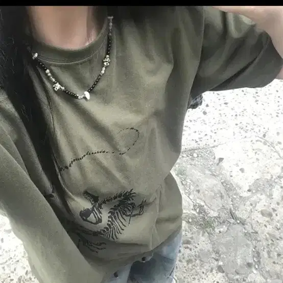니치스 SO 본 스컬 반팔티