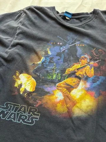STAR WARS 빈티지 T셔츠 스타 워즈 영화 T 무비