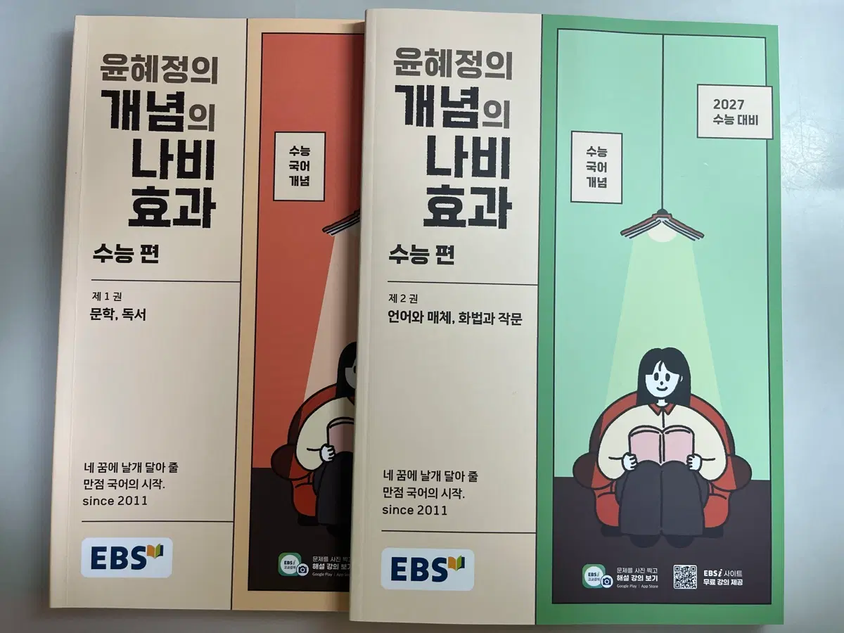 윤혜정의 개념의 나비효과 수능편 1,2권