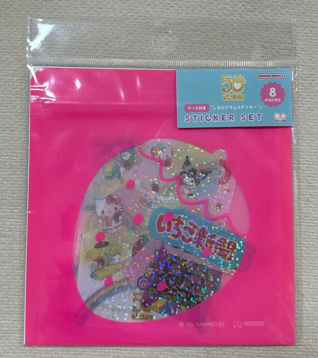 산리오 이치고 신문 키티 헬로키티 포차코 씰스티커 스티커