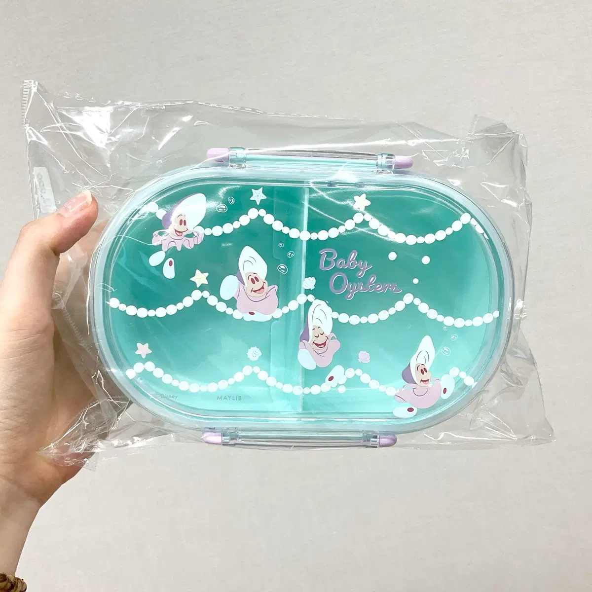 일본정품 디즈니 이상한나라의엘리스 베이비오이스터 도시락통 수납통