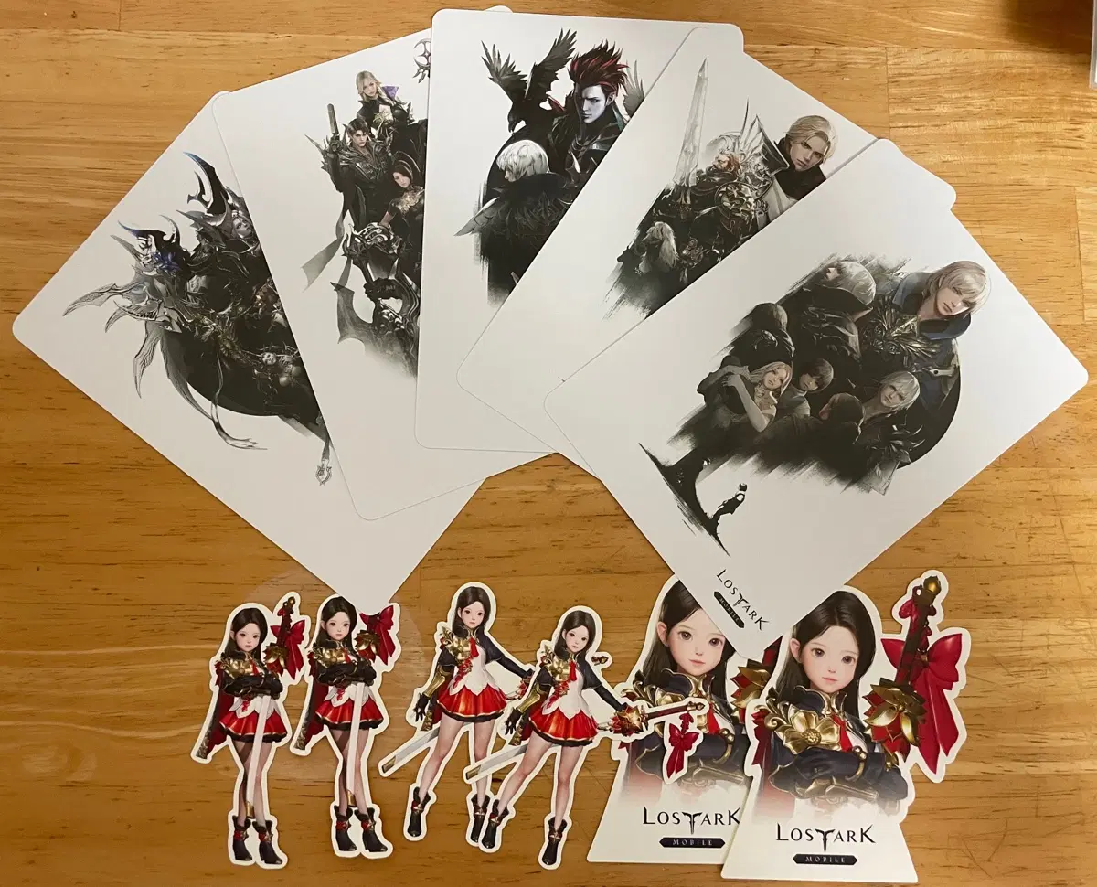 지스타 로아 로스트아크 LOSTARK 스티커 엽서 굿즈 일괄