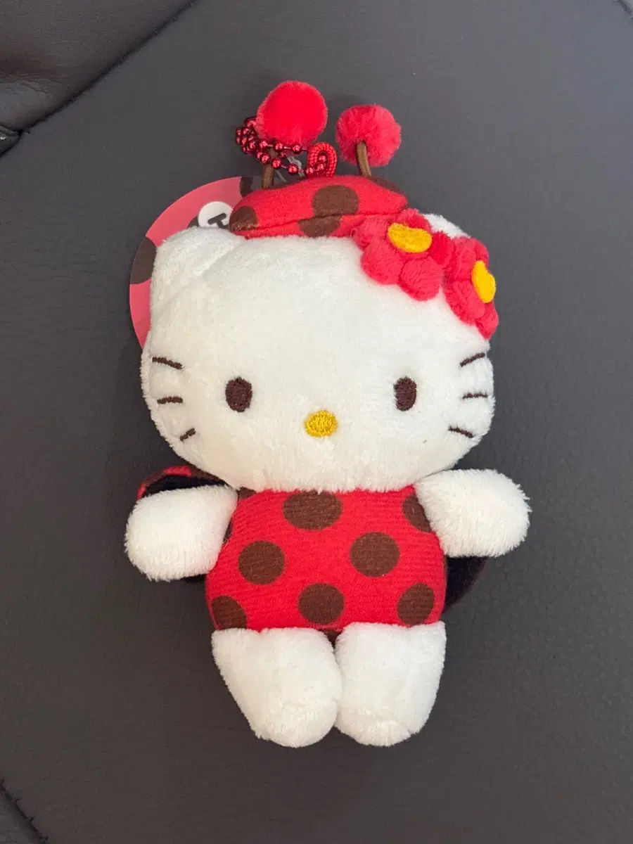 헬로키티 무당벌레 인형 키링