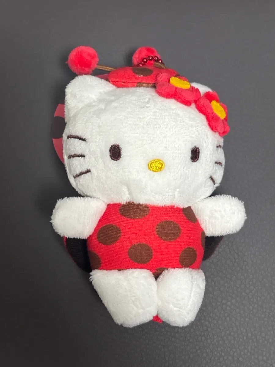 참고! 헬로키티 무당벌레 인형 키링