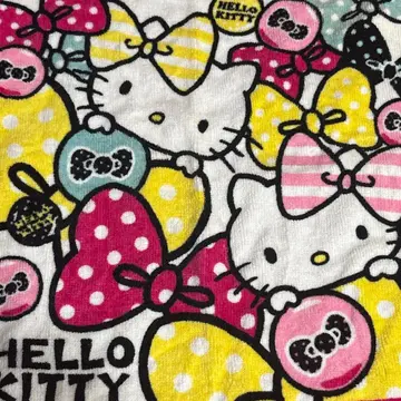 90's 빈티지 산리오 헬로키티 핸드 타월