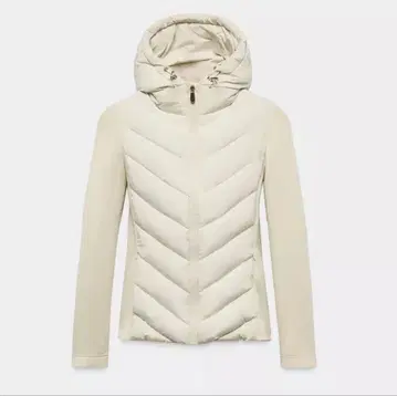 ZARA 자라 대비 퍼프 자켓 콤비 퍼프 자켓 에크루 S