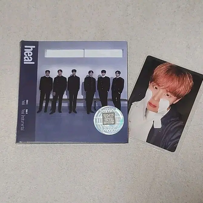 몬스타엑스 언폴드 미니 lp 바이닐 미개봉+눈물포카 주헌