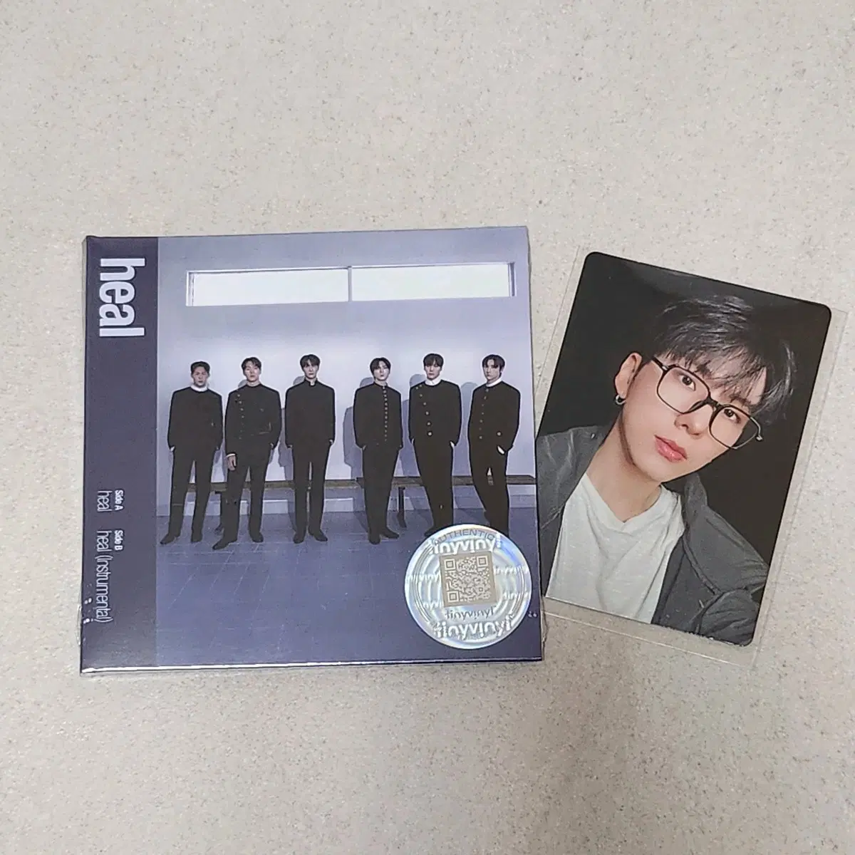 몬스타엑스 언폴드 미니 lp 바이닐 미개봉+너드포카 기현