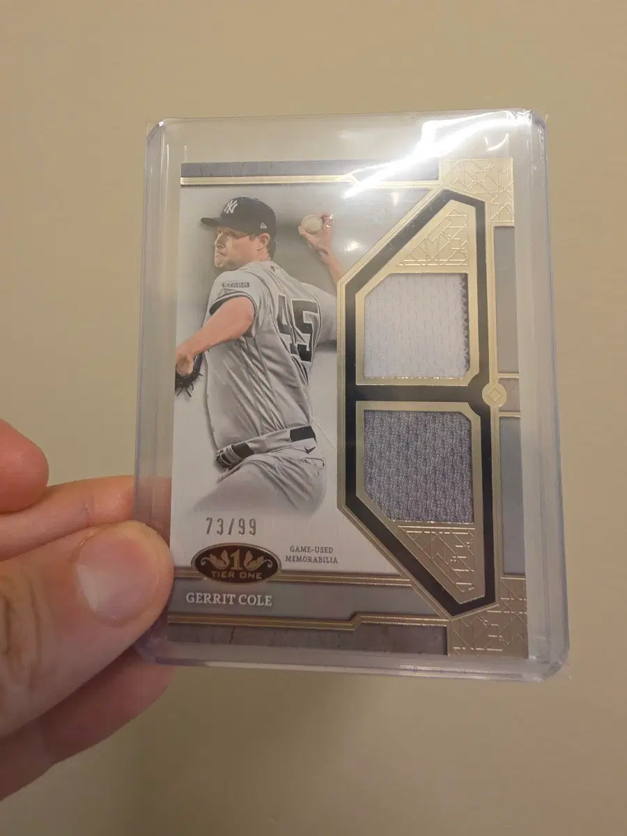 Gerrit Cole (73/99) 게임 사용 기념품 패치 렐릭 야구 카드