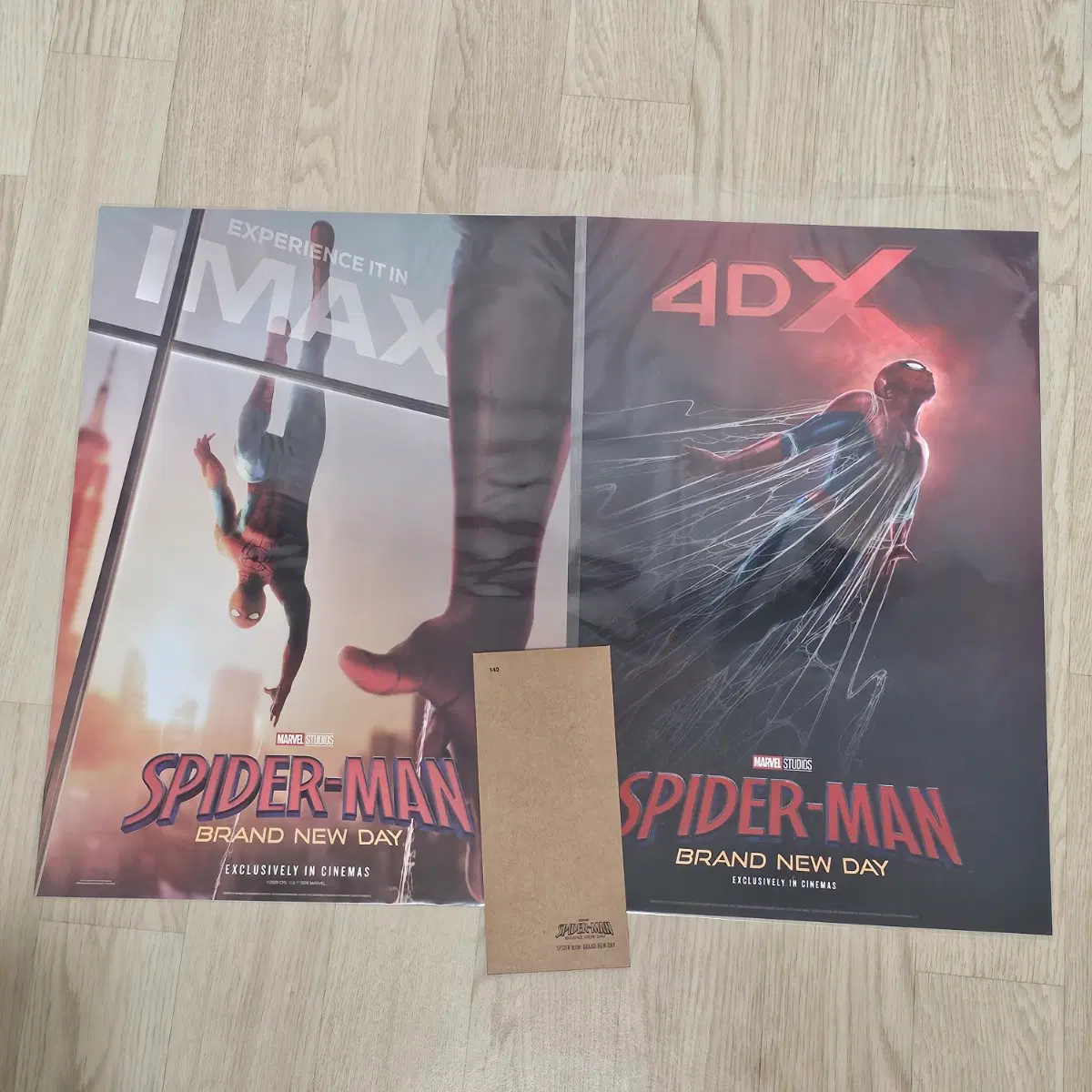 [3종일괄] 스파이더맨 브랜드 뉴 데이 TTT 아이맥스 4DX 포스터 IMAX