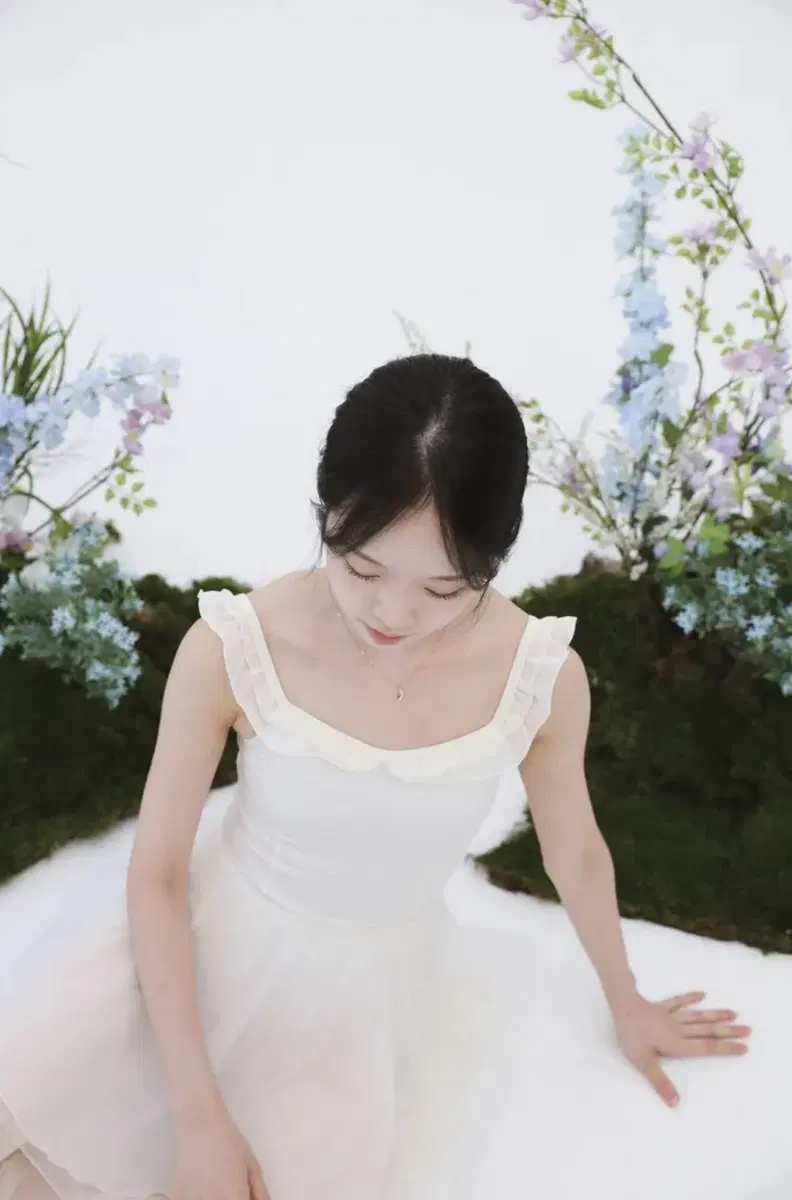 다프네로럴 라일락 요정 레오타드 크림 발레