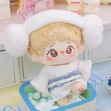 10cm 솜인형옷 인형옷 온천 양머리 수건 타올