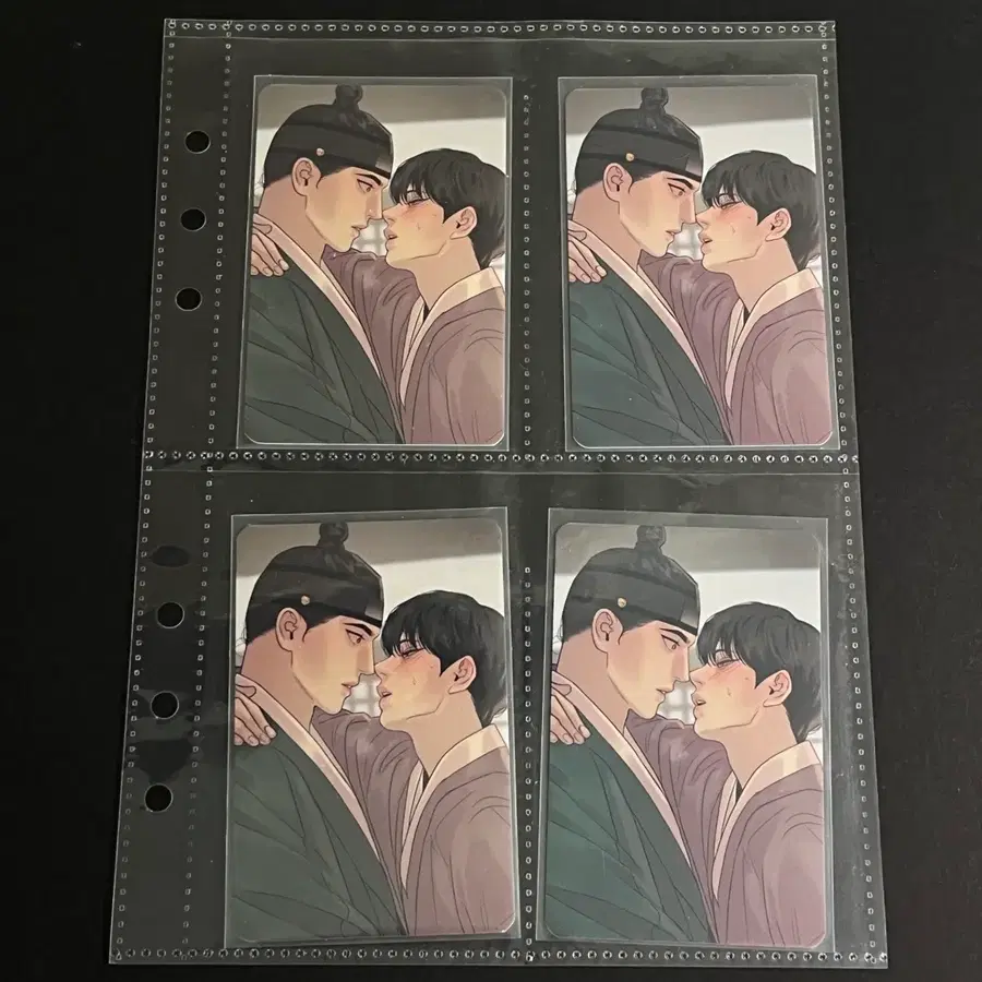 야화첩 승호 나겸 컬렉션 포토카드 포카 4장 일괄
