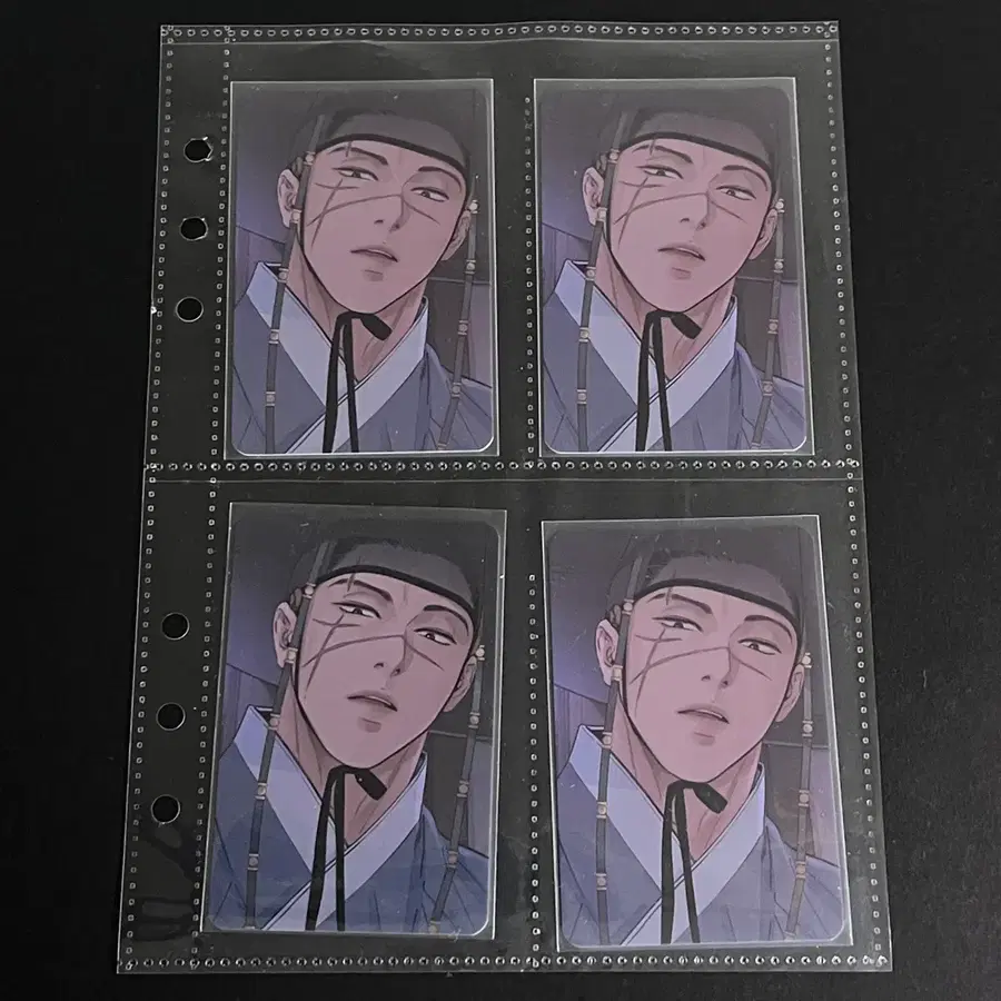 칼과 꽃 희량 컬렉션 포토카드 포카 4장 일괄