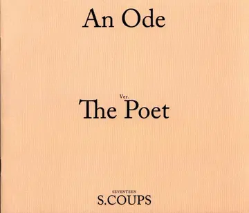 SEVENTEEN An Ode S.COUPS 소책자 The Poet