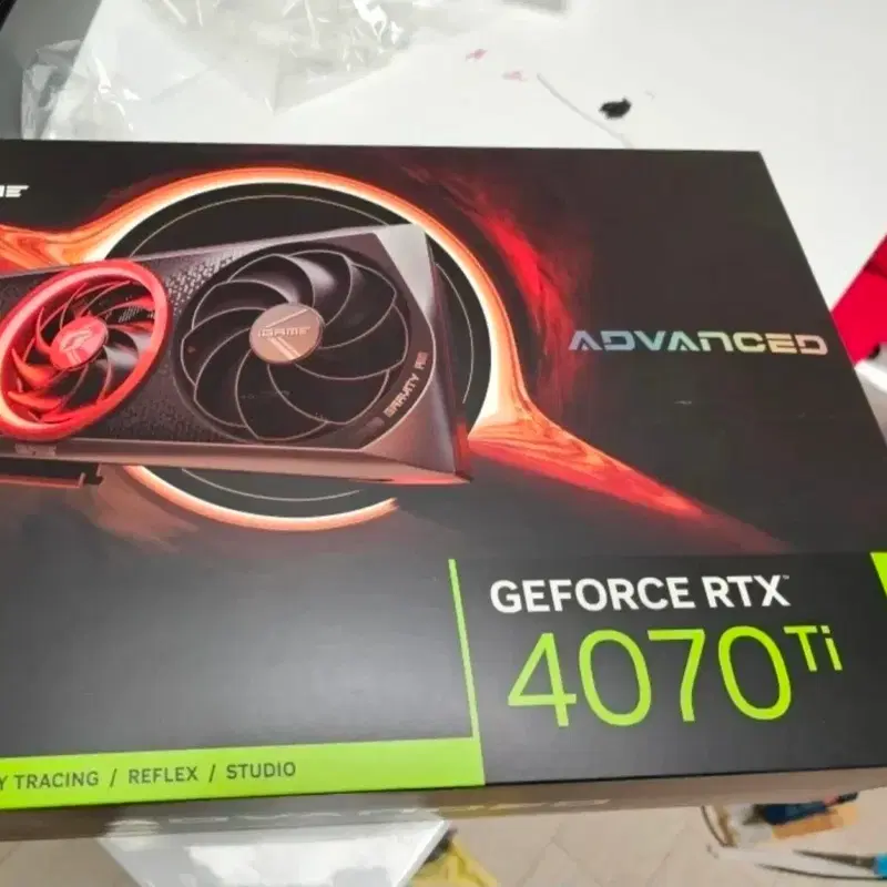 컬러플 colorful 지포스 RTX4070ti 어뱅 그래픽카드 팝니다