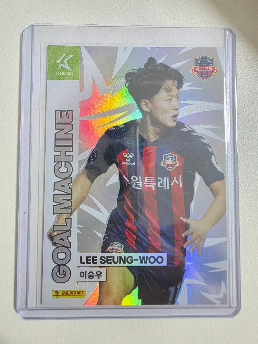 2024 k리그 파니니 이승우 골머신 카드 수원fc
