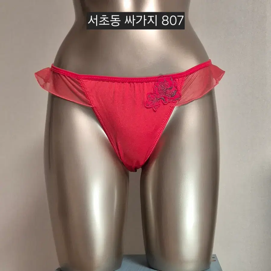 중고 여성 팬티 레드 끈 807