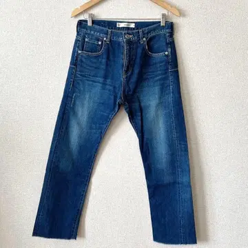 새상품급 antgauge 스트레이트 데님 소가죽 기간 한정 가격