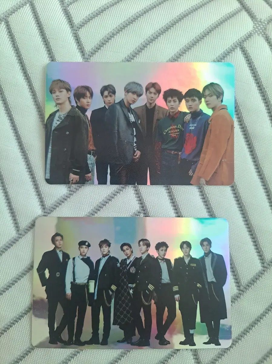 EXO group member photocard