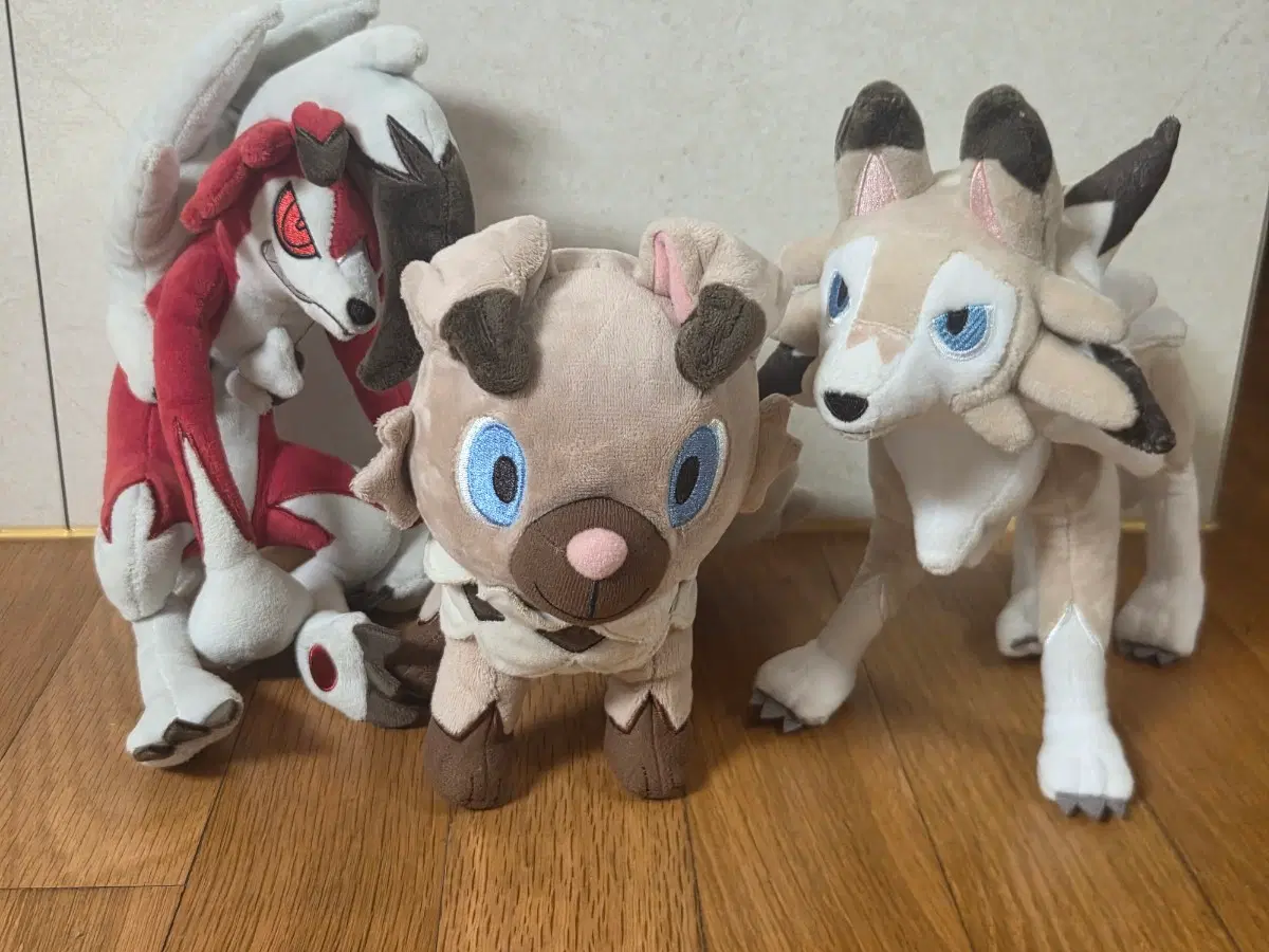 포켓몬 루가루암 암멍이 인형 세트