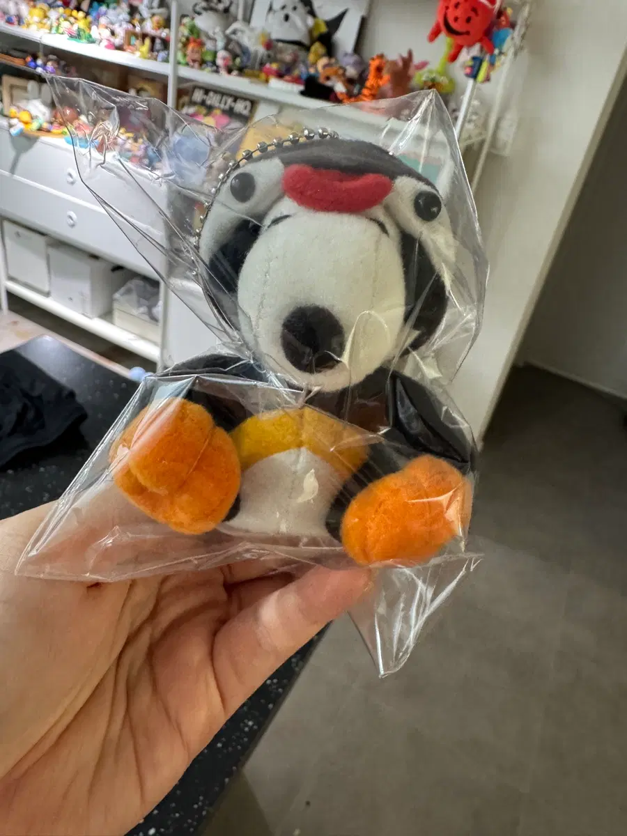 스누피 펭귄 키링 인형