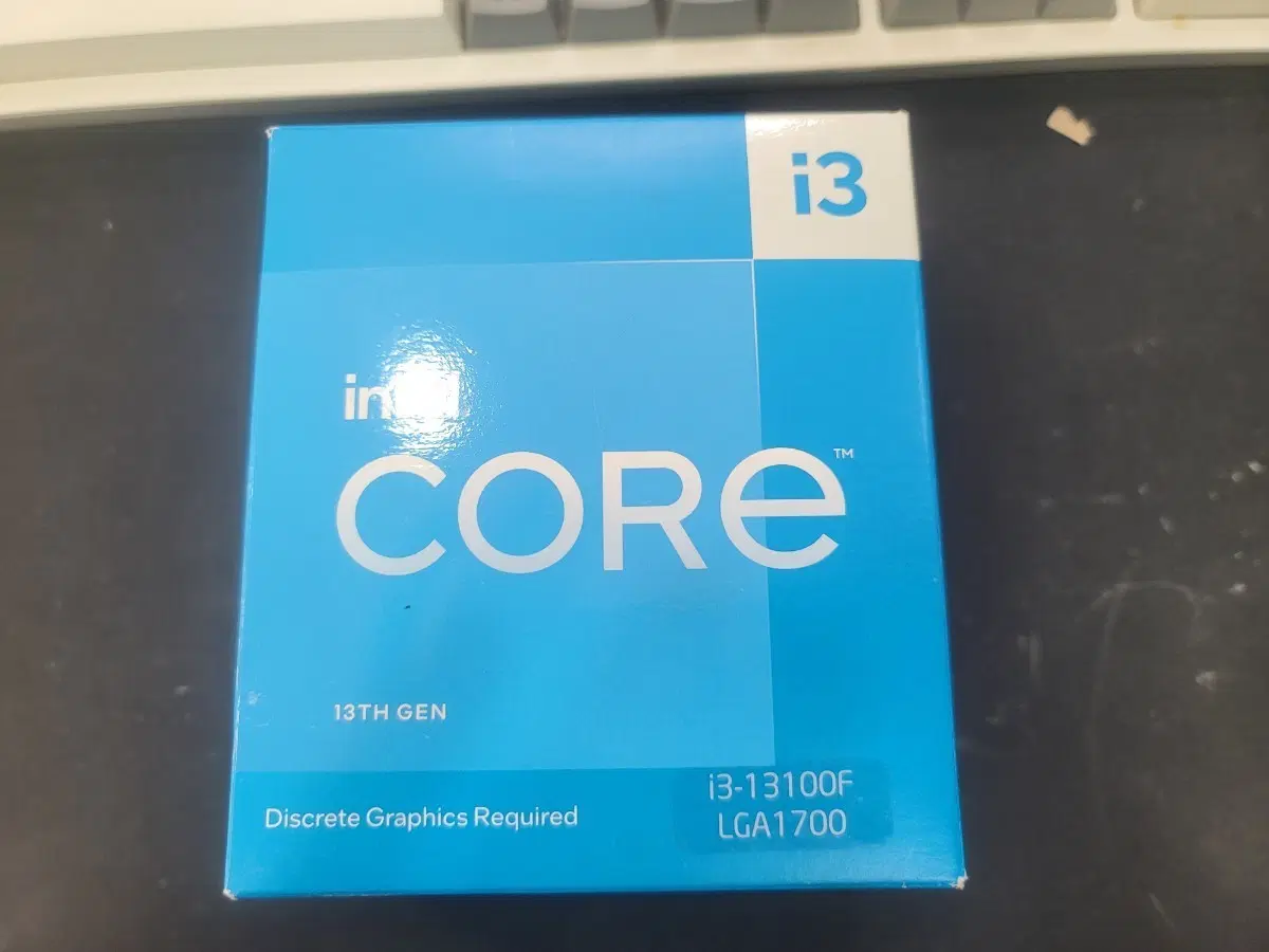 인텔 코어 i3-13100F CPU . 단순개봉. 미사용