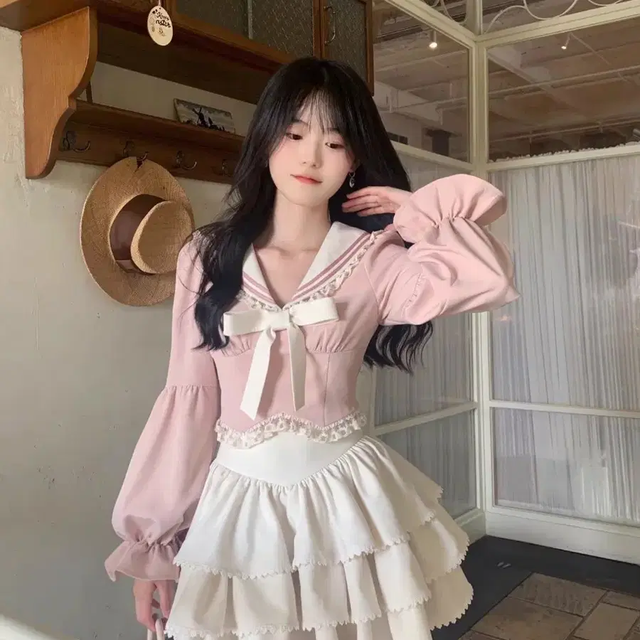 예쁜 꽃촬영 양지뢰st 컨셉의상 세트M 졸업사진