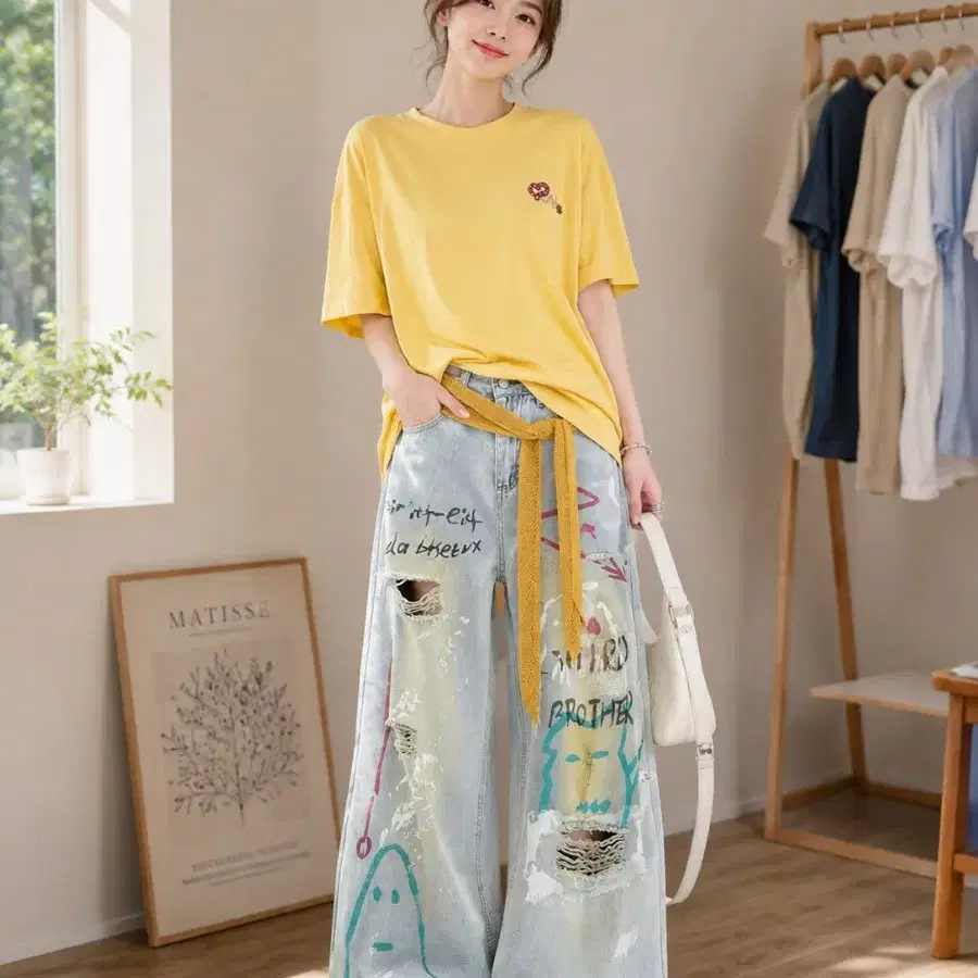 티셔츠 옐로우