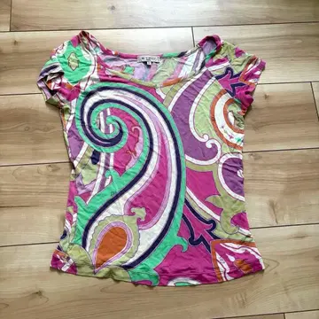 ETRO 에트로 올 패턴 스트레치 상의 44