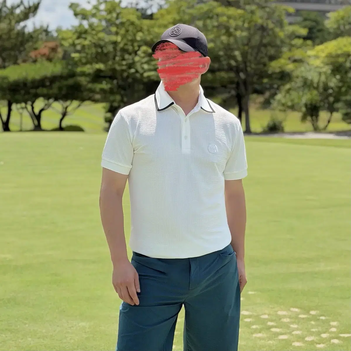 [G/FORE] 지포어 저지 시어써커 폴로 (MEN)
