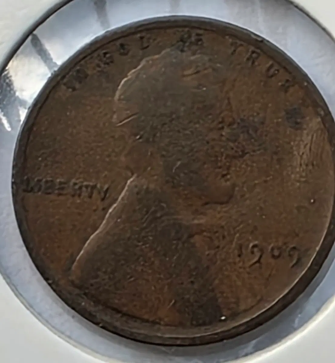 링컨 1센트 최초 1909년도 필라델피아 페니