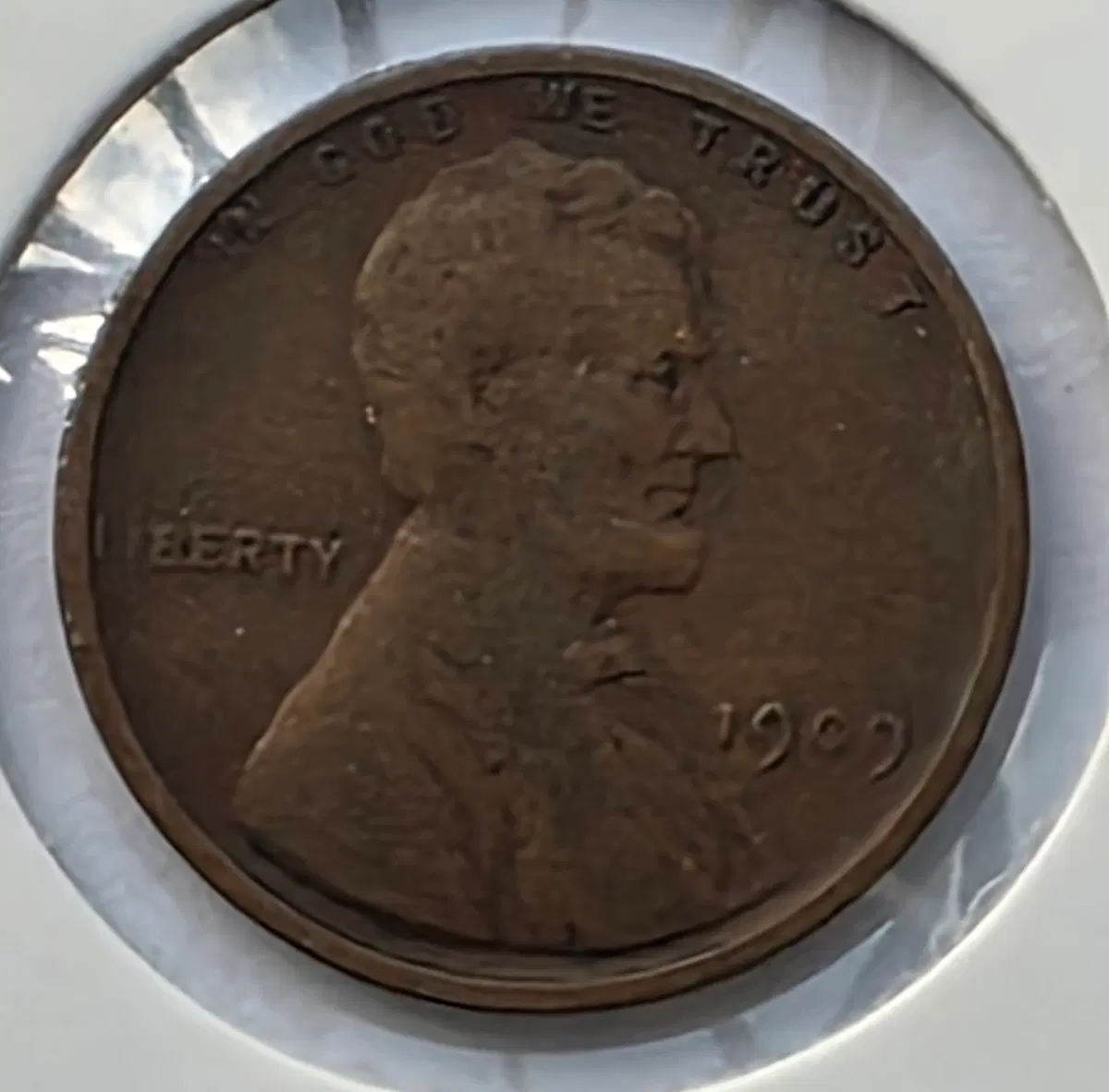 링컨 1센트 최초 1909년도 필라델피아 페니