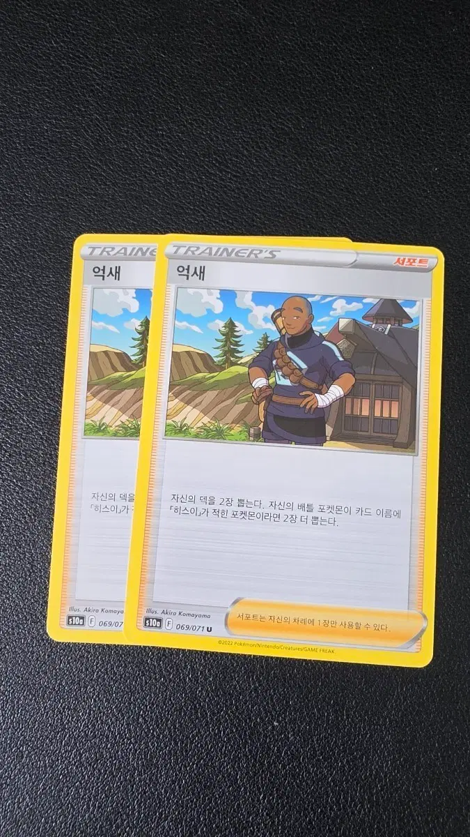 포켓몬 카드 억새 서포트 s10a