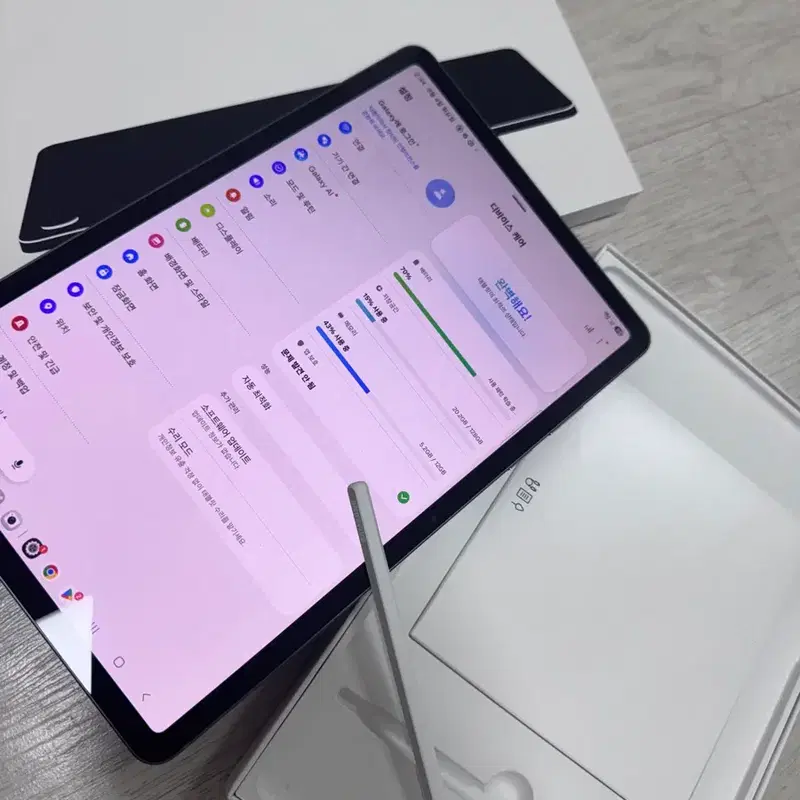 갤럭시탭S11 그레이 128GB 5G 유심기변 S급