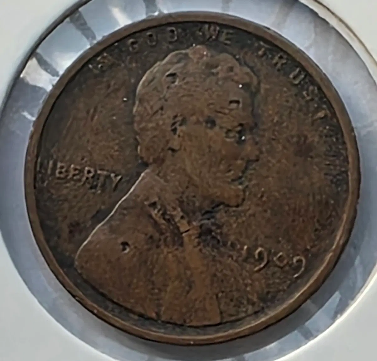 링컨 1센트 최초 1909년도 필라델피아 페니