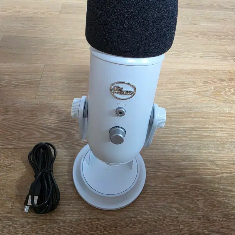 로지텍 블루예티 usb 콘덴서 마이크 오로라 화이트