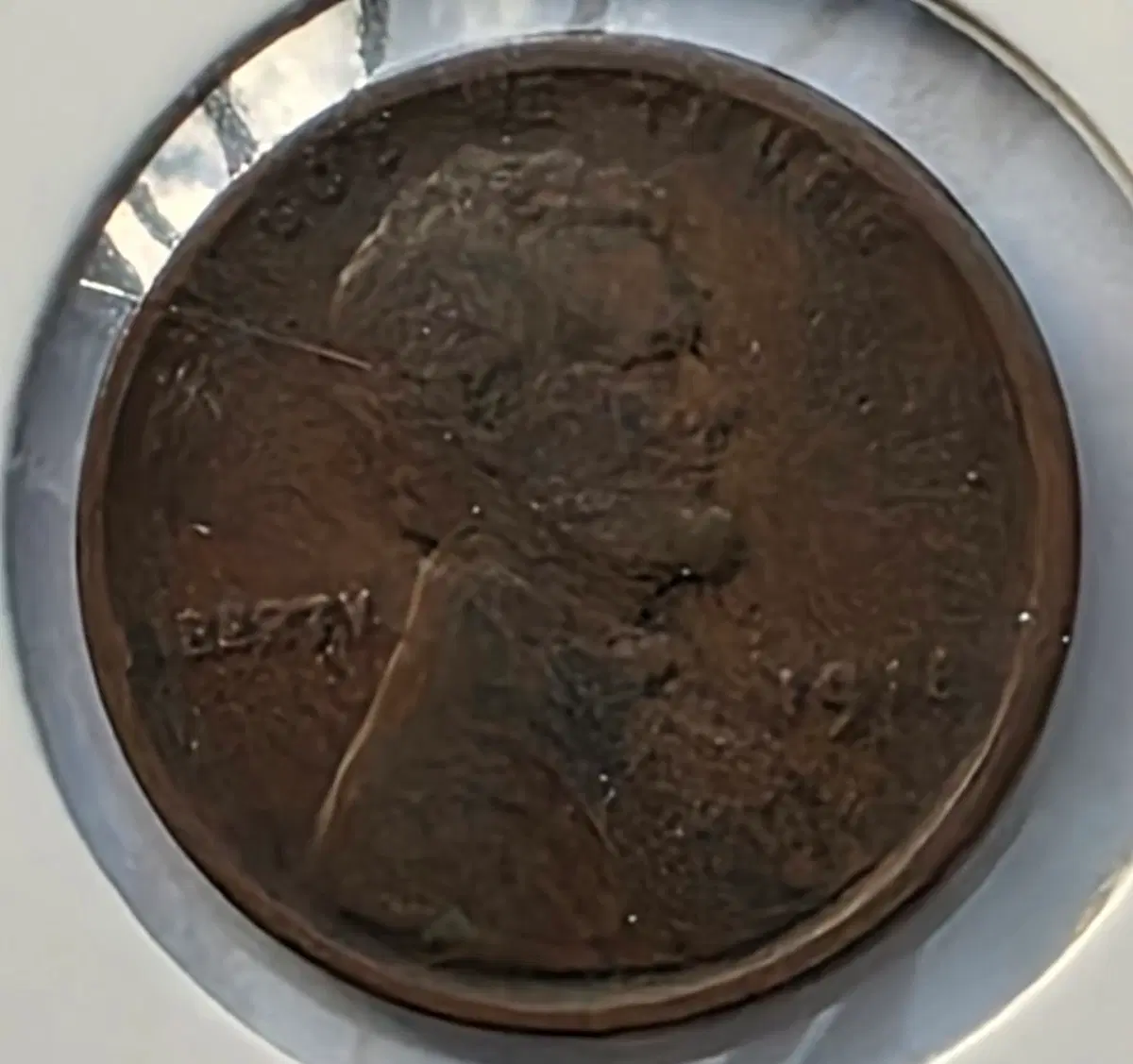 링컨 1센트 1918_D 년도 덴버 페니