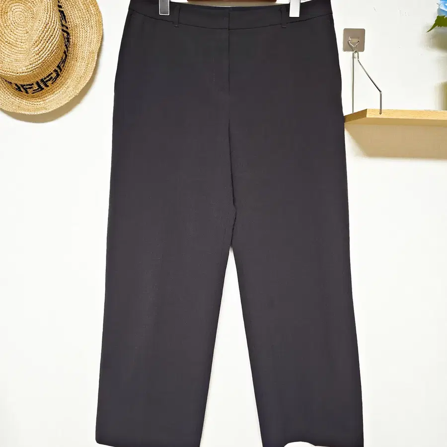 BCBG 미디엄하이웨이스트 썸머슬랙스 66 차콜