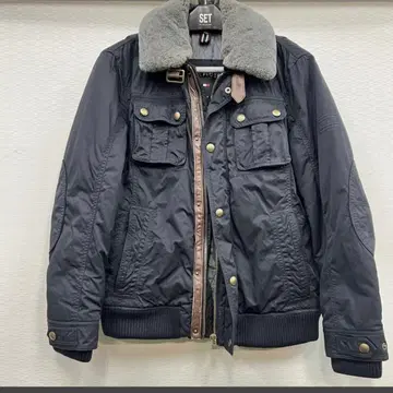 남성용 TOMMY HILFIGER/타미힐피거 무스탕 코트
