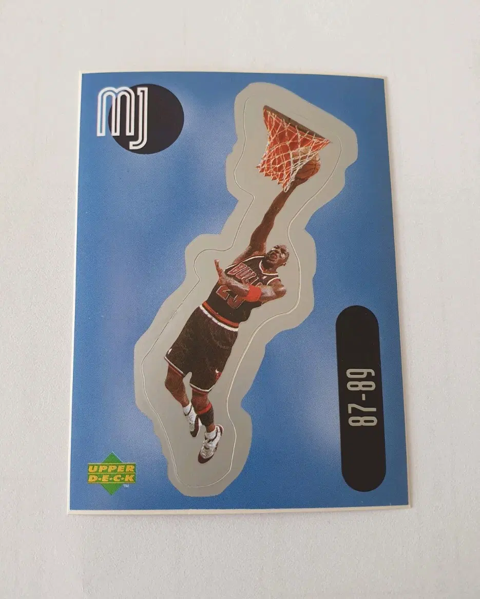 NBA 1998 어퍼덱 공식 스티커 마이클 조던 #04 Michael Jordan Upper Deck Sticker Collection