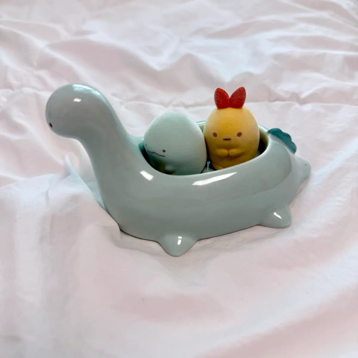 산엑스 스미코구라시 토카게 엄마 에비후라이싯포 도자기 오브제 일괄 피규어