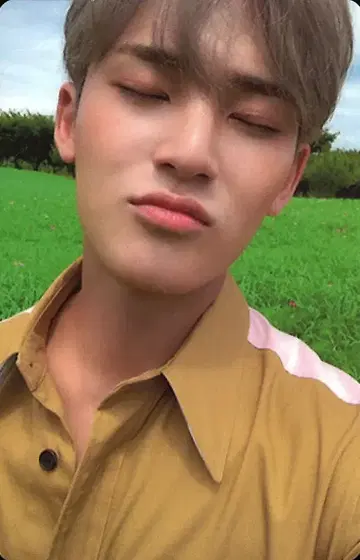 SEVENTEEN 민규 An Ode Hope 트레이딩 카드 화이트
