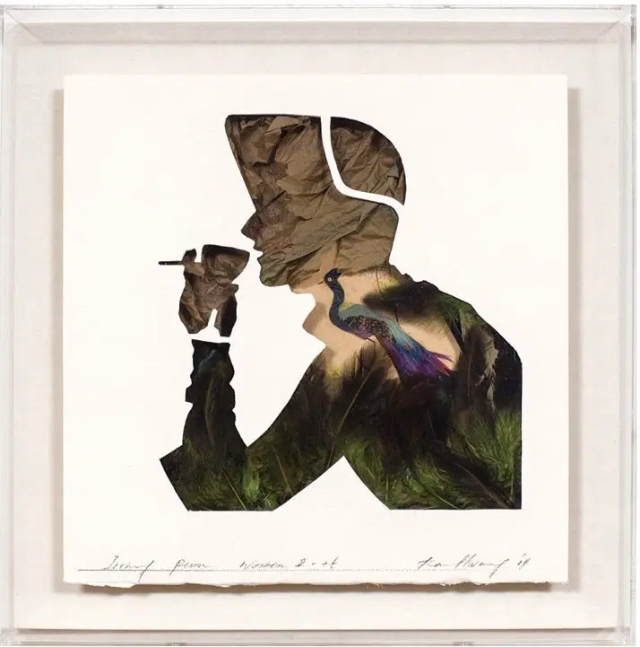 황란-Woman ll-25 (27cm x 27cm)/출품작/보증서