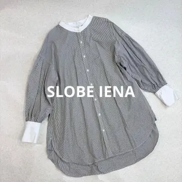 SLOBE IENA 부잠 요크 튜닉 셔츠 스트라이프 FREE